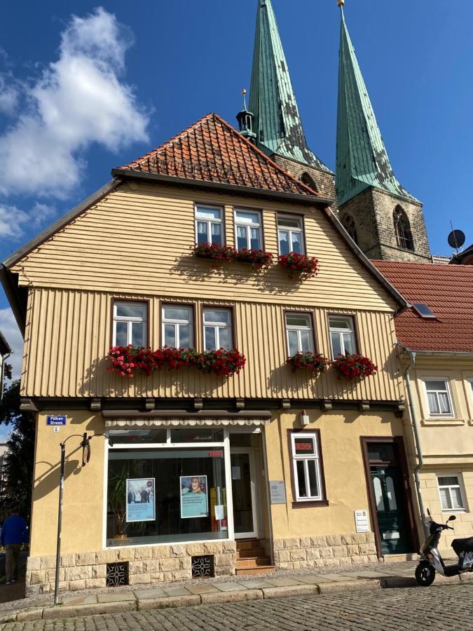Apartamento Zum Mathildenbrunnen Quedlinburg Exterior foto
