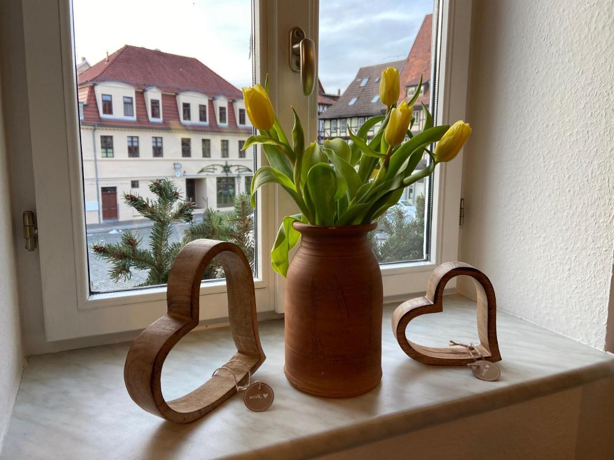 Apartamento Zum Mathildenbrunnen Quedlinburg Exterior foto