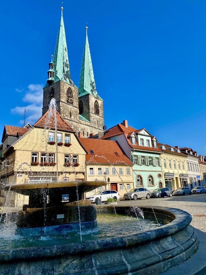 Apartamento Zum Mathildenbrunnen Quedlinburg Exterior foto